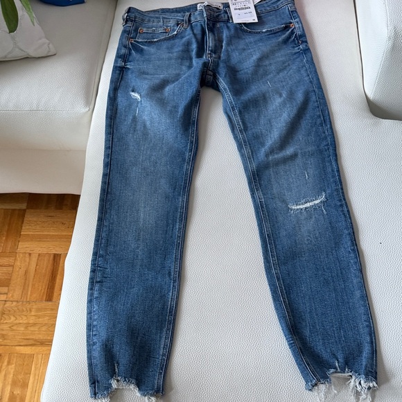Zara Classic Blue Denim Jeans - Picture 1 of 2